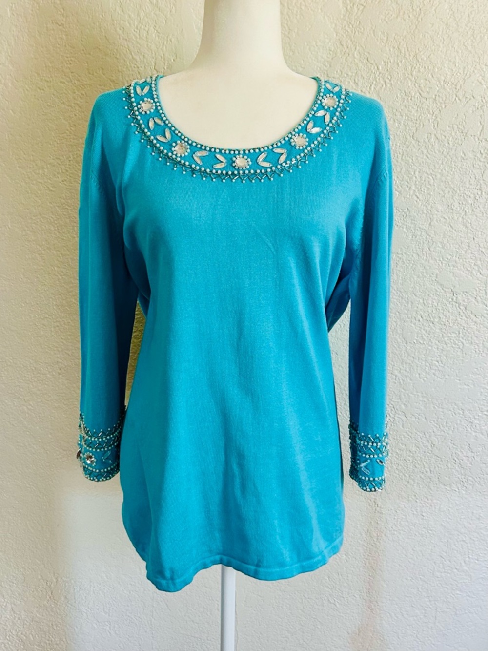 Bob Mackie beaded sweater